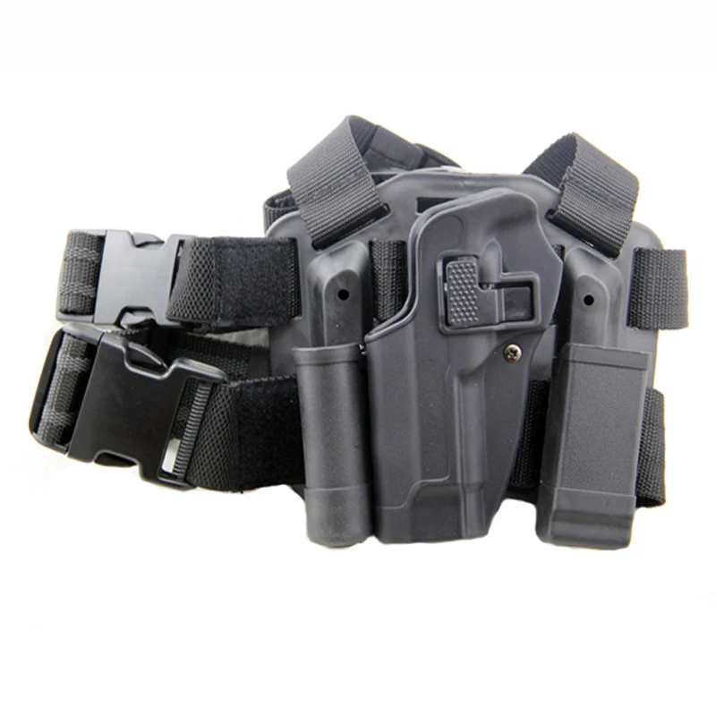 Тактический Пистолет ножная кобура для Беретта 92 96 M9 с журнал и сумка для фонарика правой рукой Быстрый выпустила набедренная сумка
