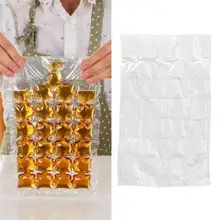 10 шт креативный самозапечатывающийся прозрачный одноразовый пакет для льда, форма для замороженного льда, пакеты для холодильника, морозильник, кубики для льда, пластиковые кубики для барбекю