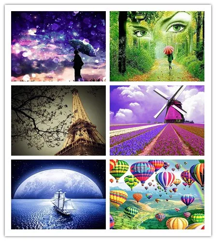 

Full DIY Diamond Painting,Scenery Embroidery,Rural,Cross Stitch,5D,Wall,Round,Rhinestone,Mosaic,Kits,DIY,Home Decor,Gift,Art