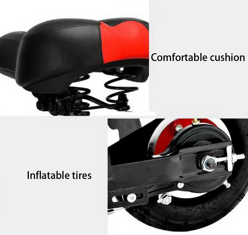 Top 261002/Ladies portable mini dolphin electric scooter / can carry children electric bikes / electric cars/Comfortable cushion 10