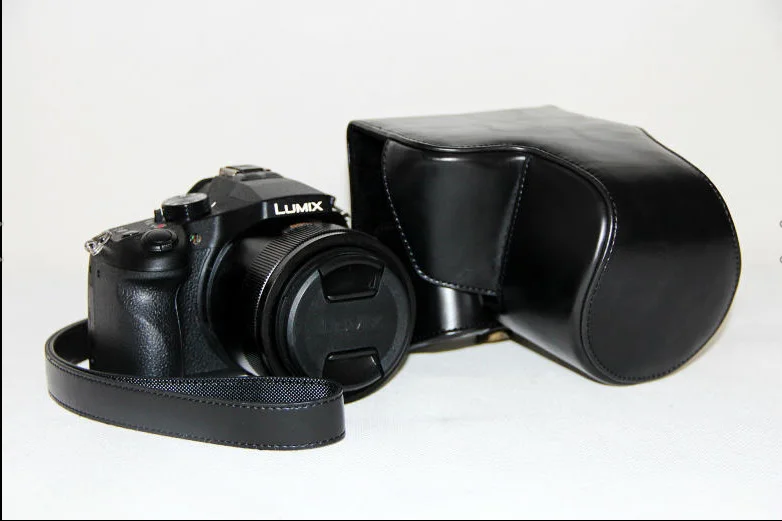 Чехол для камеры из искусственной кожи для Panasonic Lumix DMC-FZ1000 FZ1000, сумка с ремешком, 3 цвета