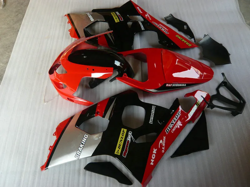 Комплект обтекателей для мотоцикла GSXR600 750 K4 04 05 GSXR 600 GSXR750 2004 2005 ABS красный черный