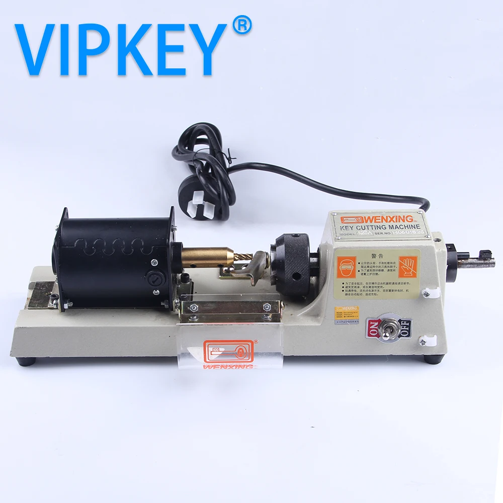 WENXING 423A tubular key cutting machine 220V/110V key duplicating machine 7.5mm7.8mm Portable