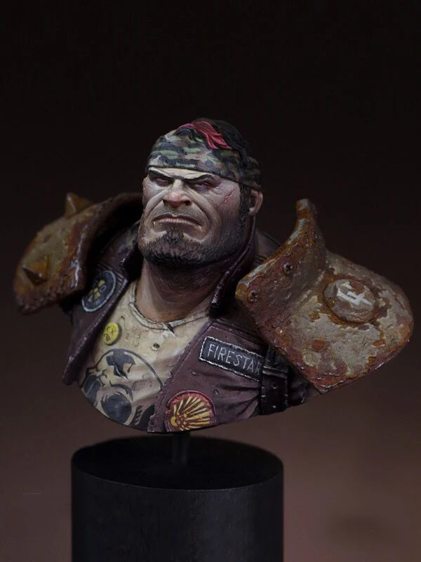 

1/12 Scale Unpainted Resin bust Sci-fi soldier collection bust