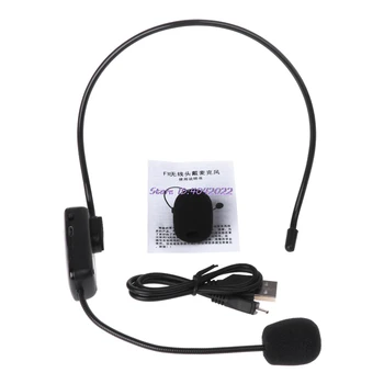 

2018 FM Wireless Microphone Headset Megaphone Radio Mic for Loudspeaker Teaching