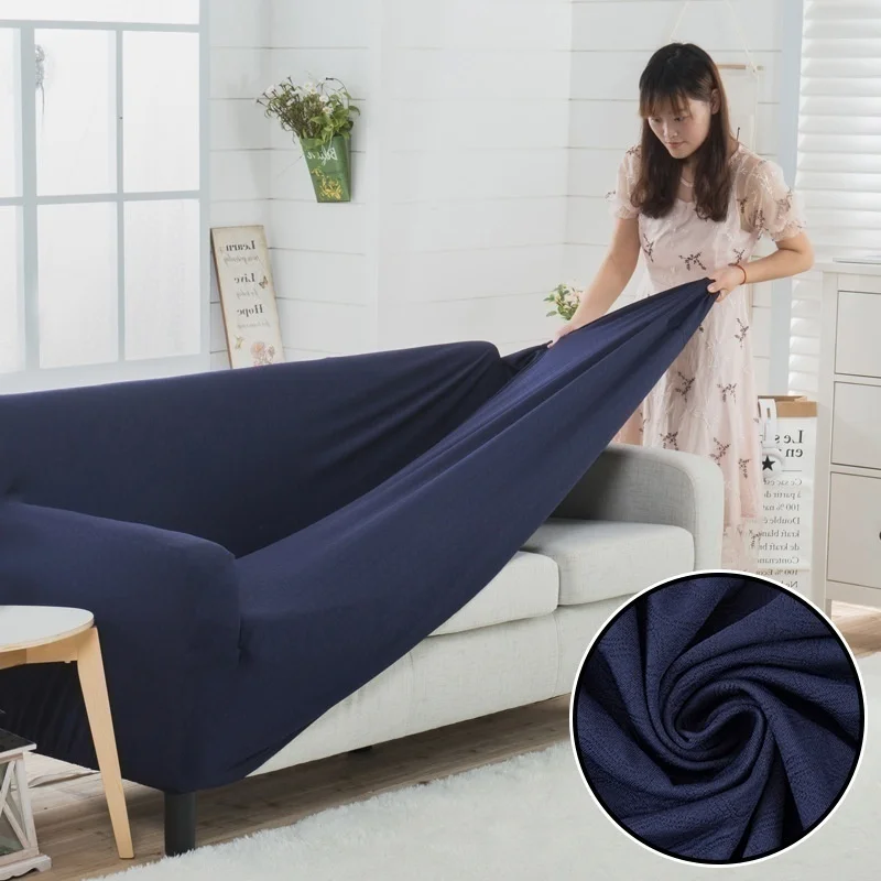 

Cover For Sofa Solid Color Elastic Sofa Cover Soft Sofa Cover Armchair SA47009