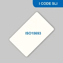 RFID смарт ПВХ карта для контроля доступа ISO15693 13,56 МГц 1024Bit с I кодом SLI чип