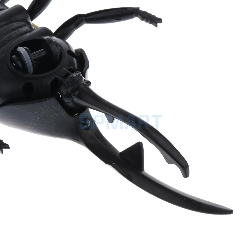 RC Infrared Remote Control Spider Prank Toys Insects Joke Scary Trick Gag Party Halloween Xmas Gift Kids Friends Cat Toy Yellow