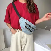 AIMIYOUNG Женские поясные сумки джинсовые нагрудные сумки поясная сумка Женская поясная сумка для девочек поясные сумки нагрудный пакет Бум сумка Портативная поясная сумка
