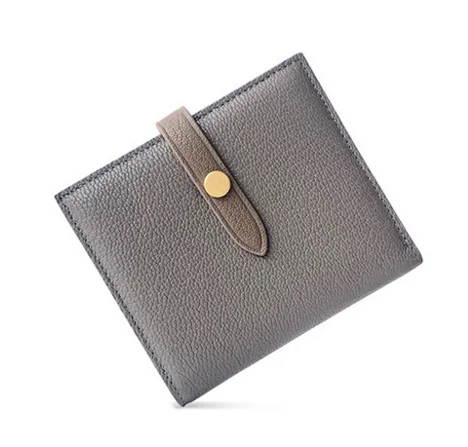 

fashion Women Genuine Leather Wallets Vintage Coin Pocket Card Holder Ladies Hasp Purses Elegant Luxury Clutch Bags D517