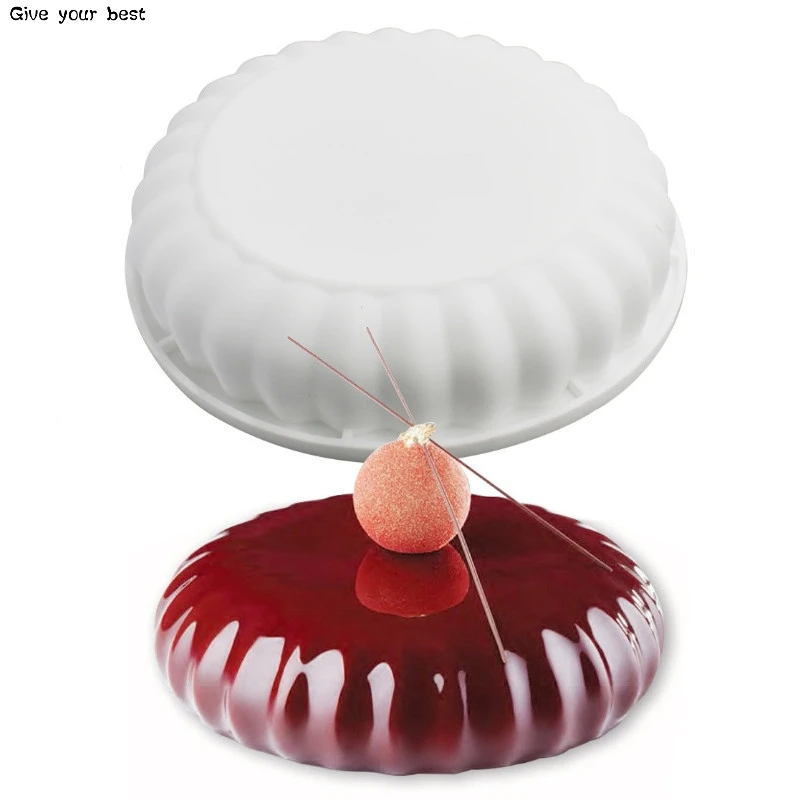 Silicone Round Cake Baking Mold For Mousse Dessert Chocolate Brownies