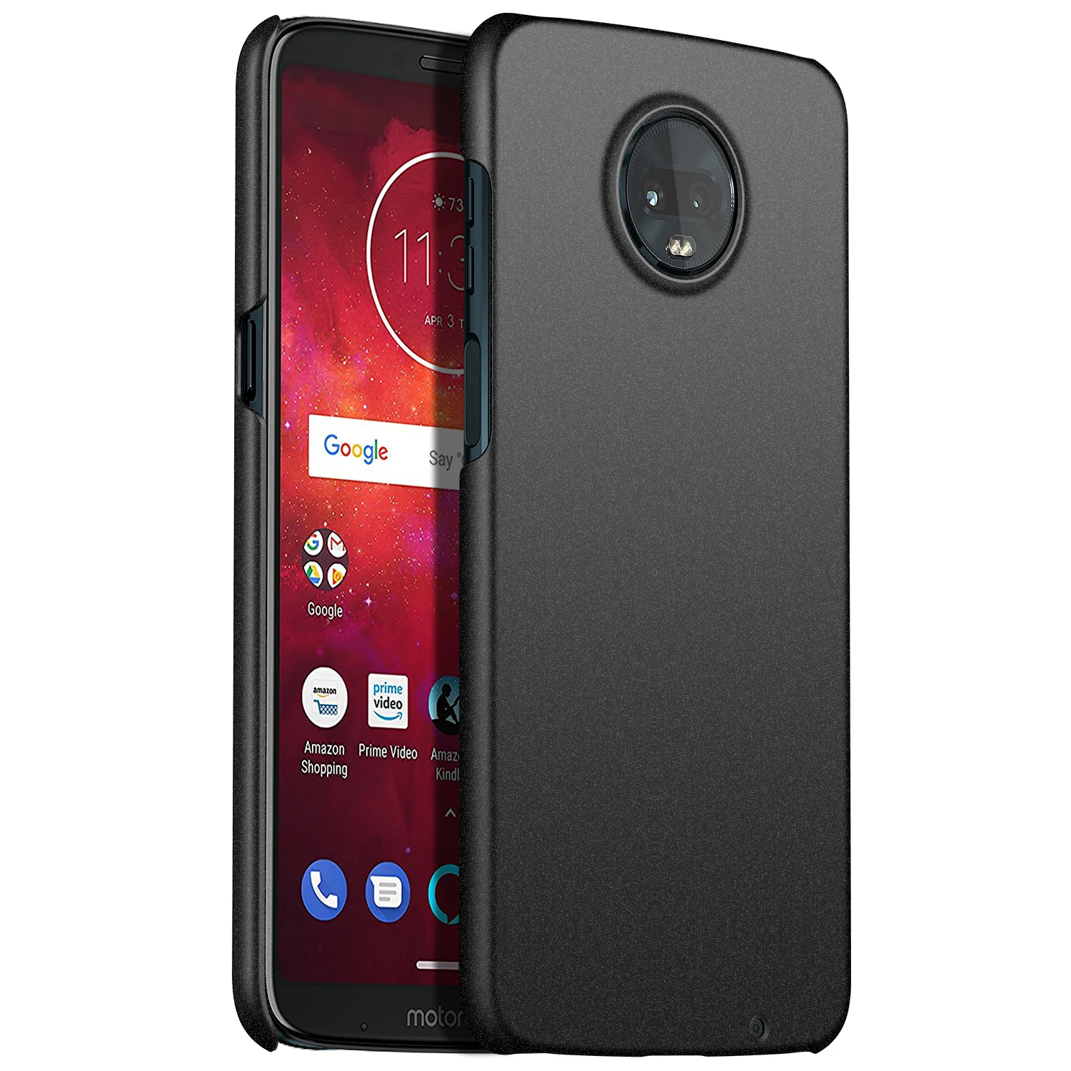 Для Motorola Moto Z3 Play Z2 Play чехол, ультратонкий минималистичный тонкий защитный чехол для телефона задняя крышка для Motorola Moto Z3 Play - Цвет: Scrub Black