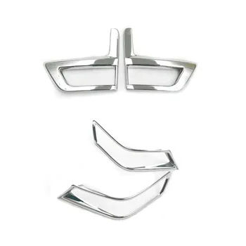 

For Nissan Rogue X-Trail T32 Facelift XTrail 2017 2018 Front and Rear Fog Light Lamp Cover Chrome Bumper Reflector Accessories