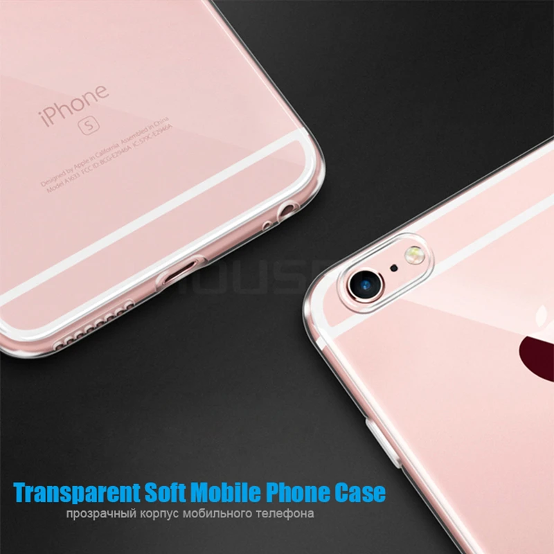 MOUSEMI For iPhone 6 Case Silicone Transparent 6S For iPhone Case Luxury TPU Coque Clear For iPhone 6 6s Plus Phone Cases Cover