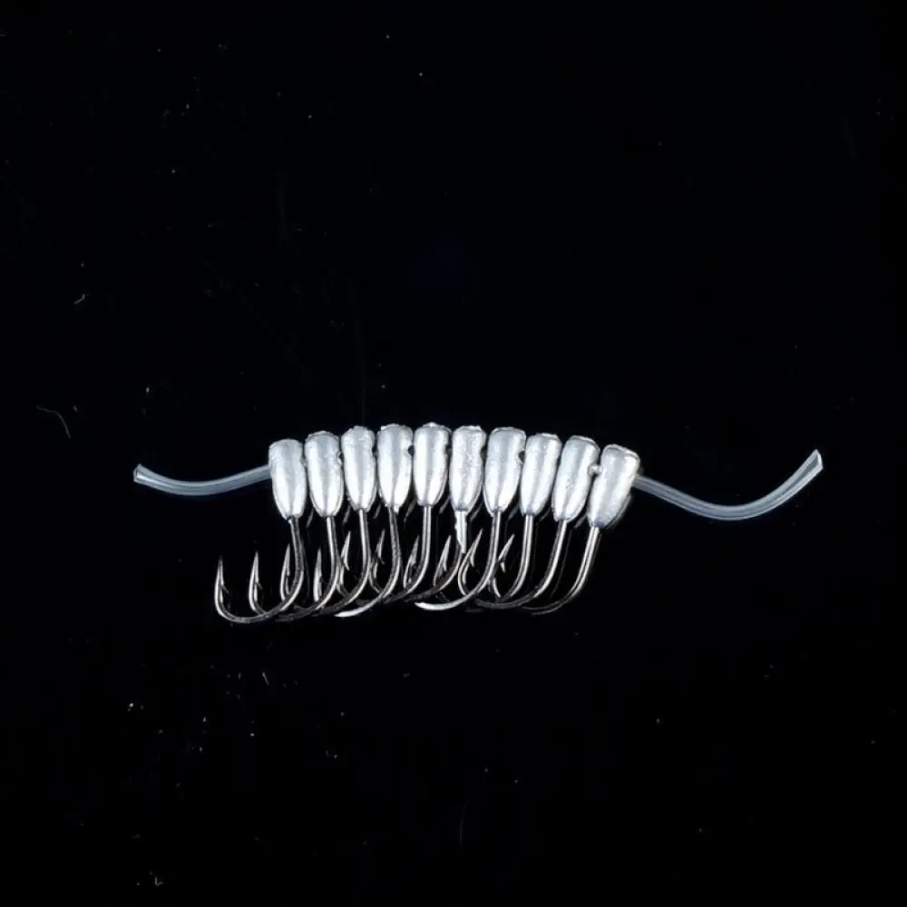 Buy 6 Titanium Tungsten Hooks Tin Fishing Barbed sizes