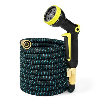 

25-100FT Expandable Magic Flexible Garden Water Hose For Car Hose Pipe Plastic Hoses garden set To Watering With Spray Gun