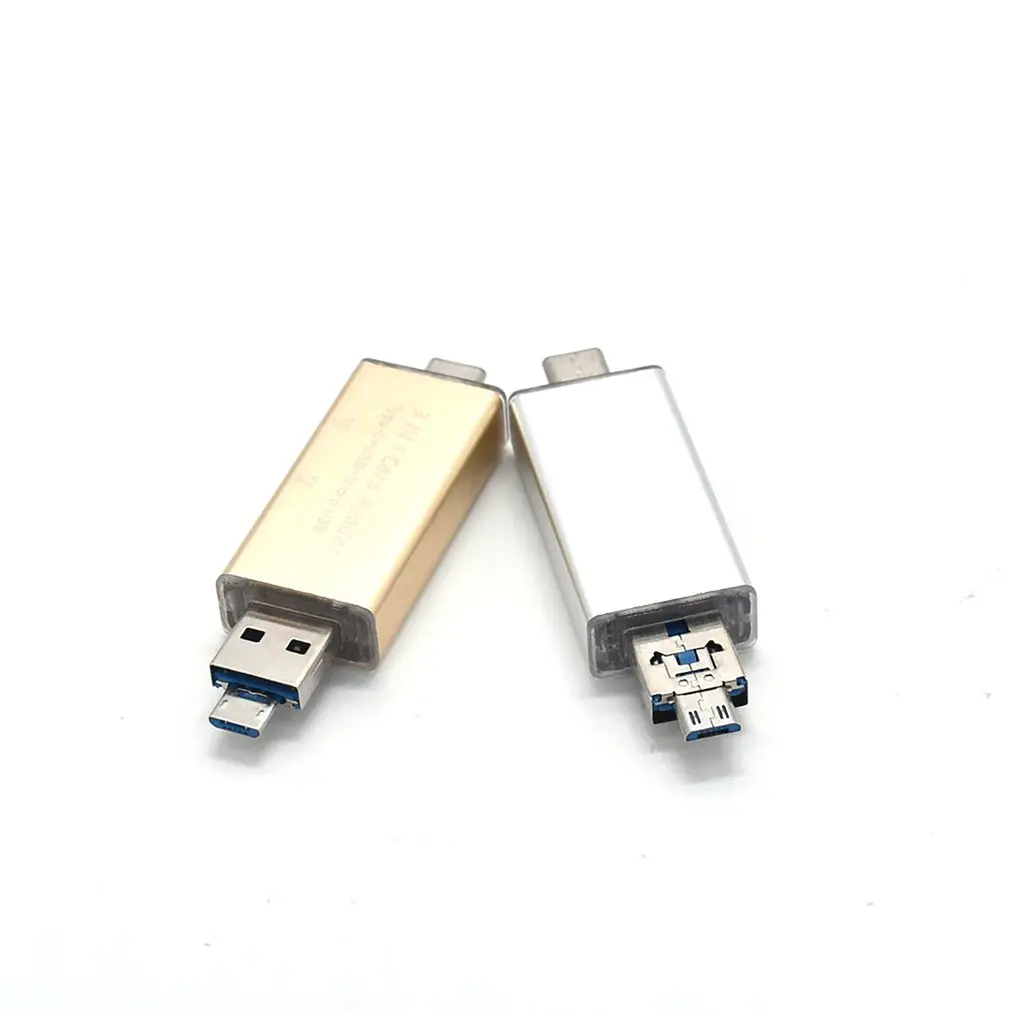 USB3.1 TYPE-C Micro USB OTG кард-ридер совместимый с мобильными телефонами и компьютерами мобильный компьютер универсальный