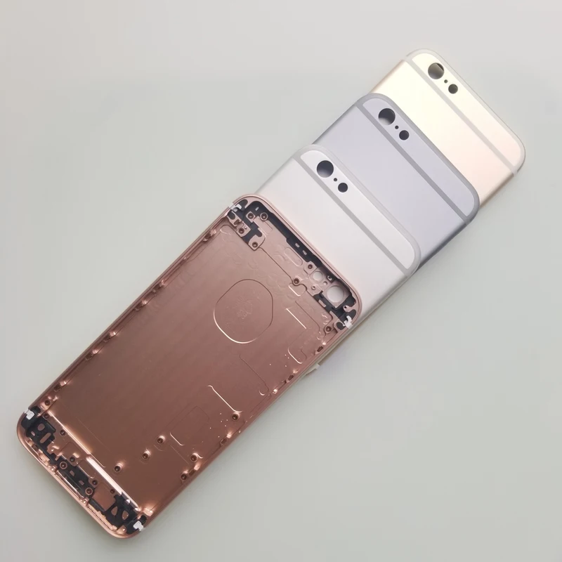 AAA + корпус для iPhone 6G 6S задняя крышка аккумулятора дверь средней рамы черные