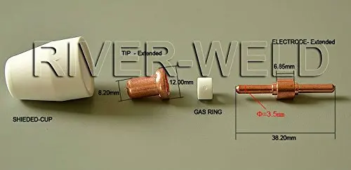 PT-31 LG-40 плазменной резки факел расходные материалы аксессуары Extendeds советы/Насадки подходят Cut-40 Cut-50D, 100PK