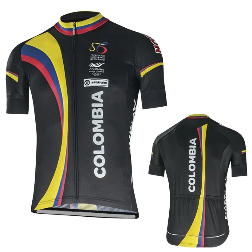 2016 New Colombia Cycling Jersey Ropa Ciclismo qucik dry polyester Bike