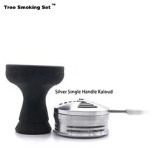 Вихревой Стиль черный силиконовый кальян табачная чаша Narguile Nargile курительная трубка-кальян аксессуары для кальяна Cachimba Caloud TWAN0505