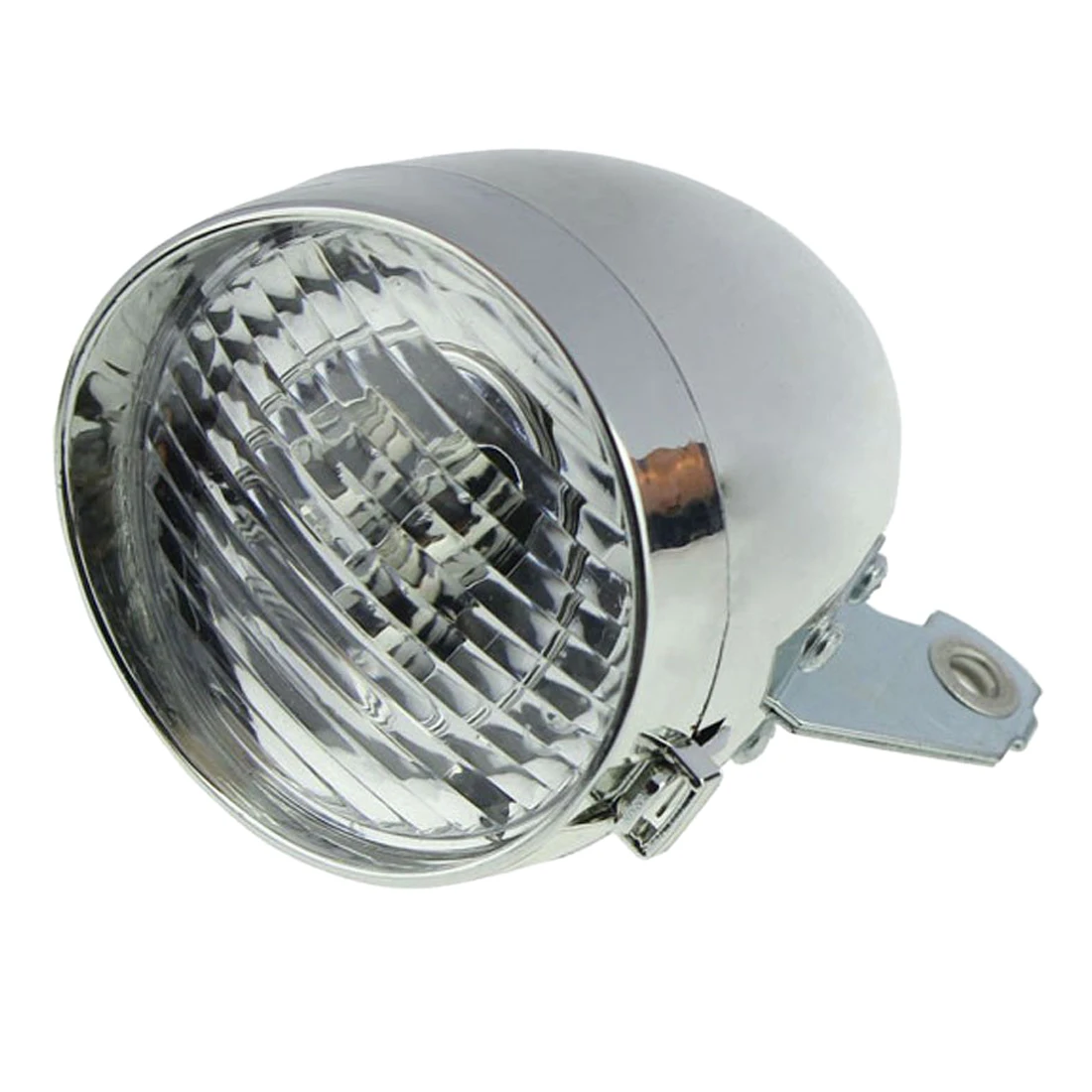 Clearance Retro Bicycle Bike Accessory Front Light Bracket Vintage 3LED Headlight (Silver) 0