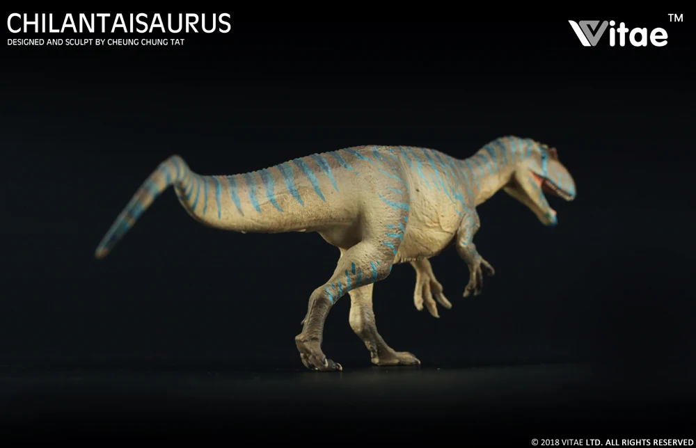 2018 жизненная модель динозавра Юрского периода животного Chilantaisaurus Tashuikouensis