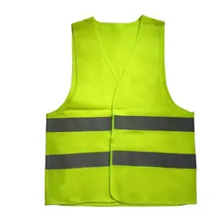 10 шт. жилет светоотражающий жилет рабочая одежда обеспечивает высокую видимость День Ночь для бега Велоспорт Предупреждение жилет
