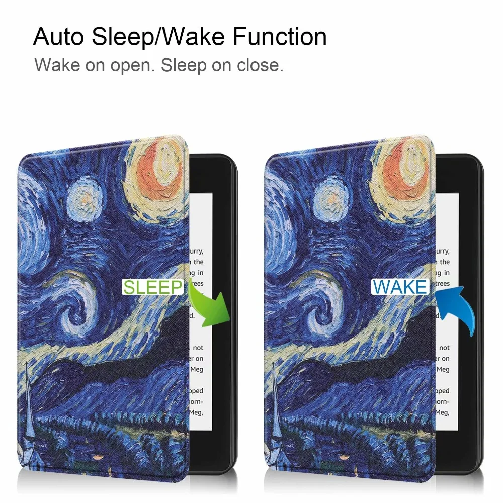 Cartoon Smart Case For Amazon New Kindle Paperwhite 2018 Released Smart Case For Kindle Paperwhite 4 10th Generation Smart Case (8)