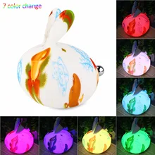 MIFXIN кроличий светодиодный ночник с регулируемой яркостью для детской спальни, светодиодный ночник для детей, подарок на Рождество