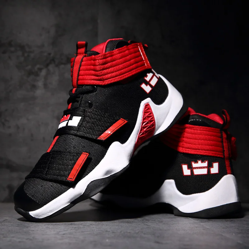 Ceyue 2019 los hombres zapatillas de baloncesto zapatillas Lebron James Zapatos altos de tobillo zapatos a prueba de golpes a prueba cesta homme baloncesto