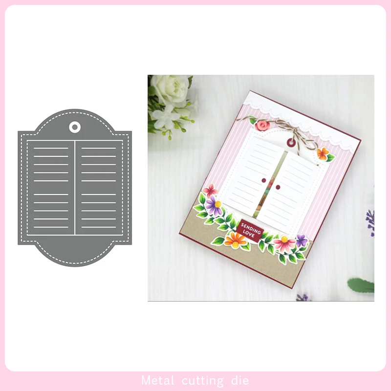 

Metal Cutting Dies window frame Die Scrapbooking Embossing Paper Craft Album Cards Punch Art cutter die 2019