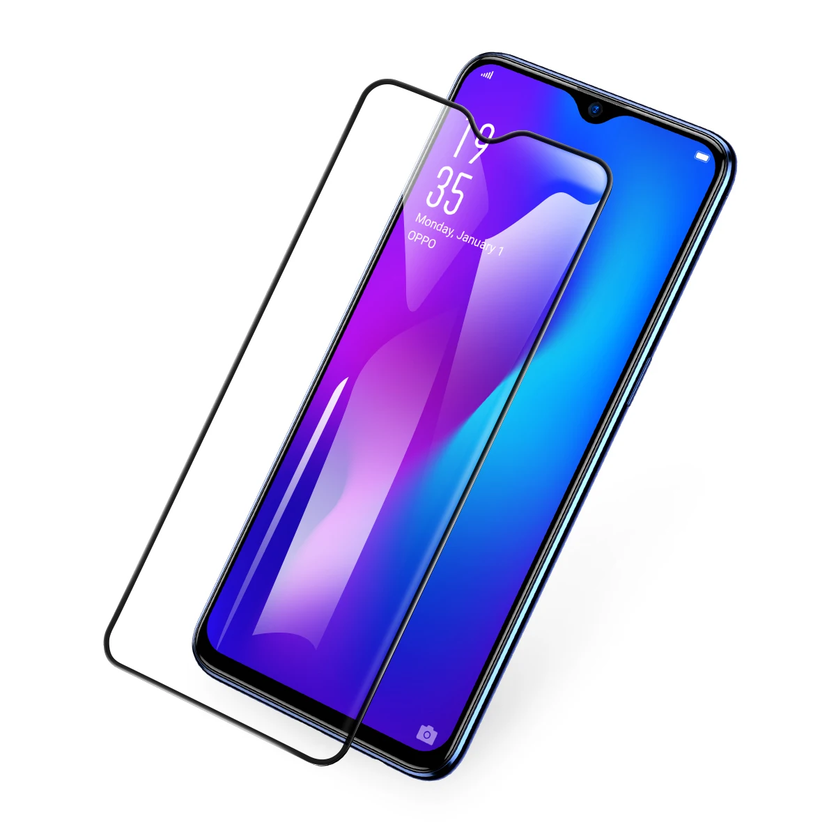 BASEUS Стекло для Oppo R17 0 3 мм 9 H Anti blue ray изогнутые закаленное полный Экран протектор
