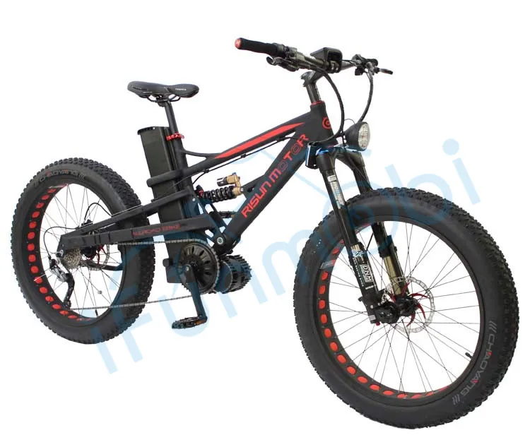 Быстрая вниз горный Ebike передняя вилка DNM USD-6 Fat Snow Bike пневматическая подвеска электровелосипед электронный мотоциклетный запчасти