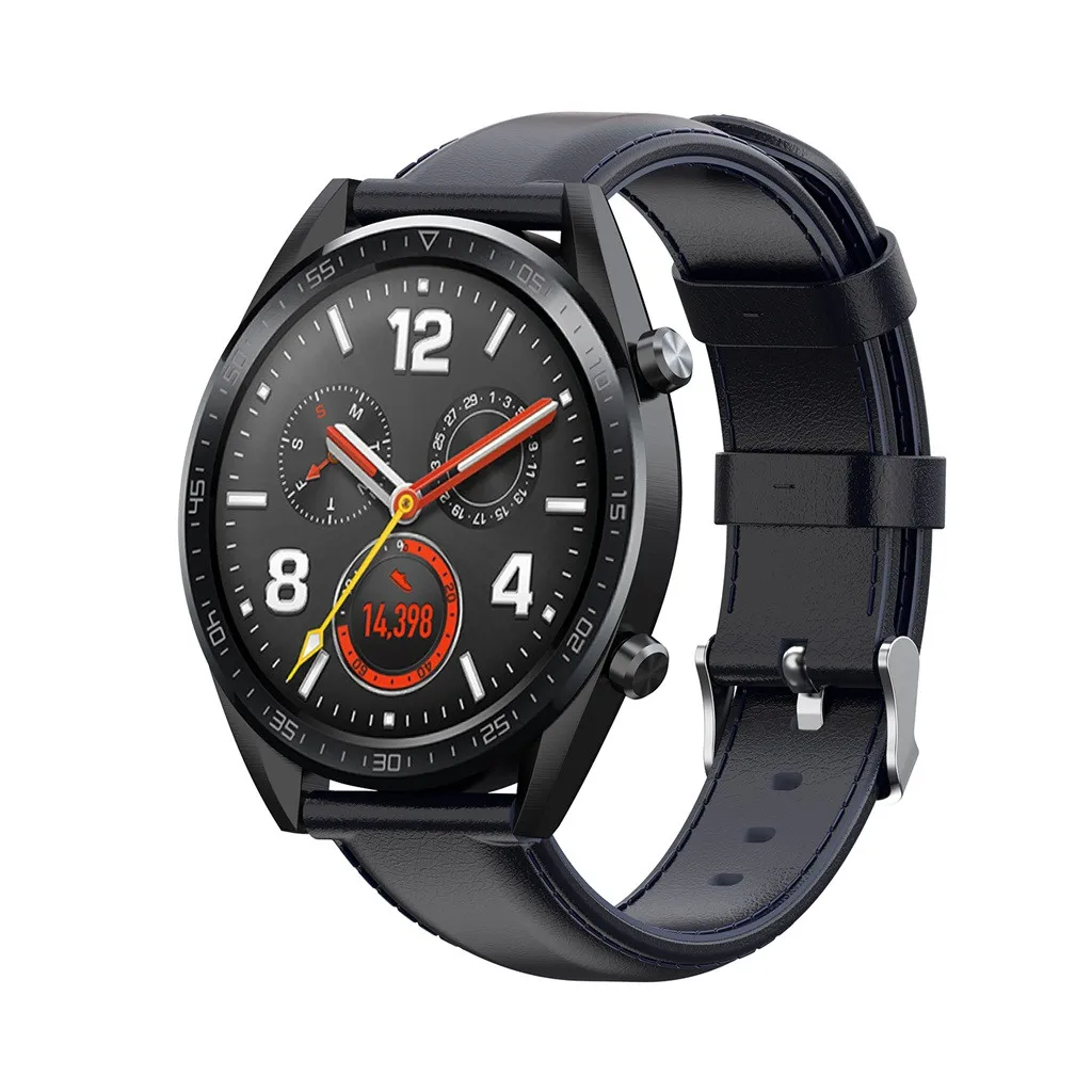 Роскошные кожаные Наручные часы для huawei Watch GT 42 мм ремешок Ремешок Замена ремешки на запястье ремешки Замена пряжки на запястье