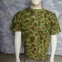 WK2 WWII США Мужская армейская камуфляжная рубашка с короткими рукавами