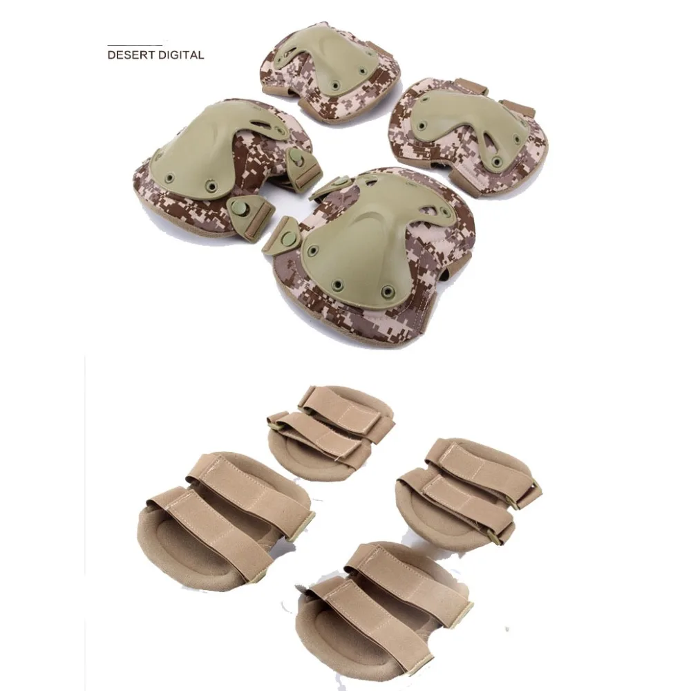 4Pcs/set Adult Tactical Combat Protective Pad Set Gear Sports Military Knee Elbow Protector Elbow & Knee Pads цена 4Pcs/set Adult Tactical Combat Protective Pad Set Gear Sports Military Knee Elbow Protector Elbow & Knee Pads цены онлайн