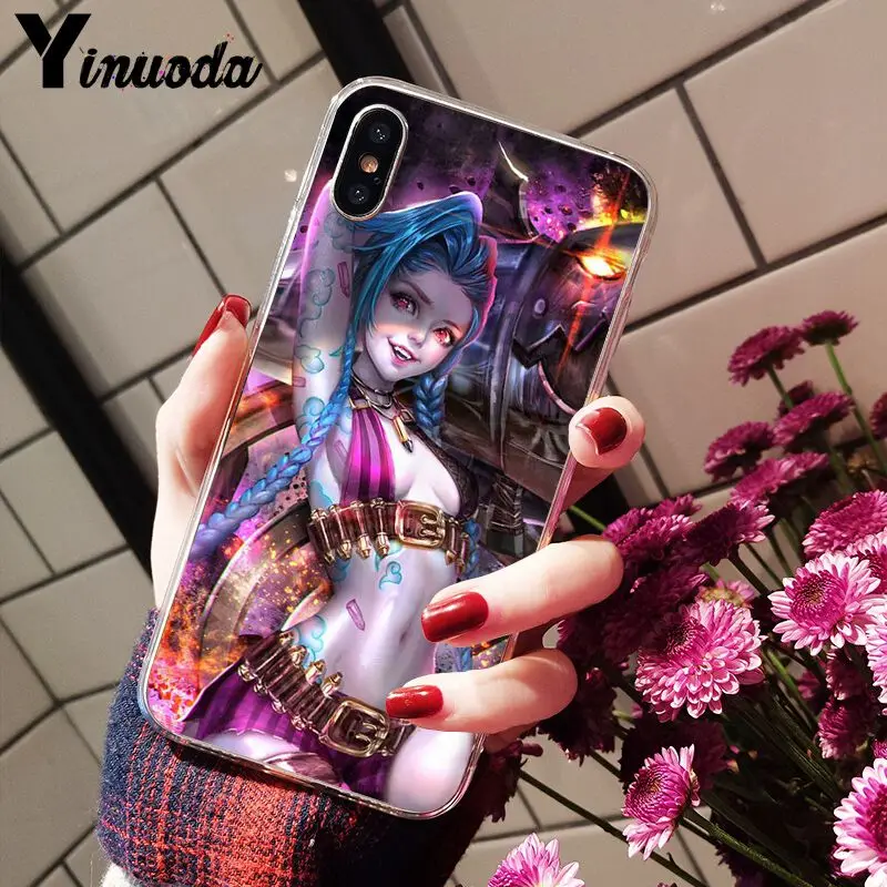 Yinuoda League of legends прозрачный мягкий силиконовый чехол для телефона из ТПУ iPhone X XS MAX 6