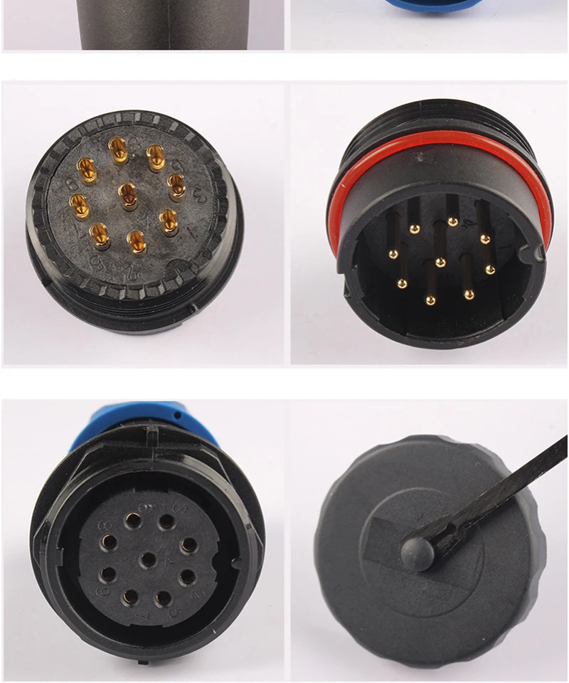 Sp28 3pin 5pin 7pin 9pin 12pin 16pin 19pin 24pin Waterproof& Dustproof Aviation Connector,IP68, Plug And Socket,Male Female