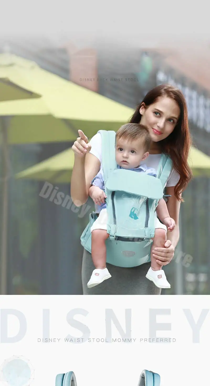 Disney дышащая многофункциональная переноска для малыша детский слинг рюкзак сумка Аксессуары для упаковки пояс без рук