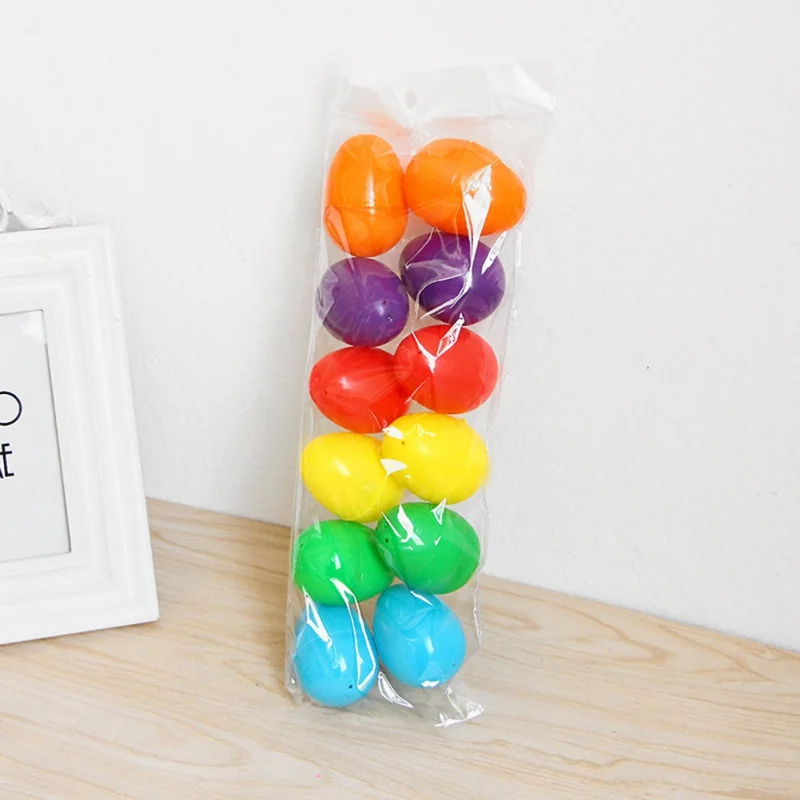 

Easter Egg Plastic Colorful Decorative Opening Twisted Egg Shell DIY Red Egg Wedding Decoration