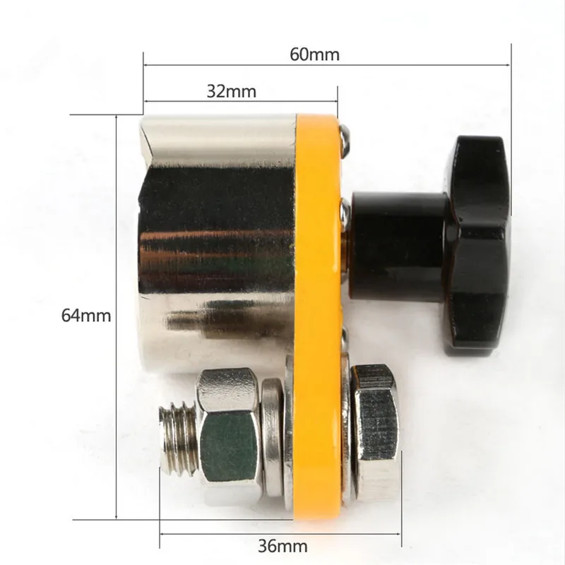 JUSTINLAU небольшой размер неодимовый магнит магнитный сварочный зажим заземления магнитный разъем для сварочного аппарата