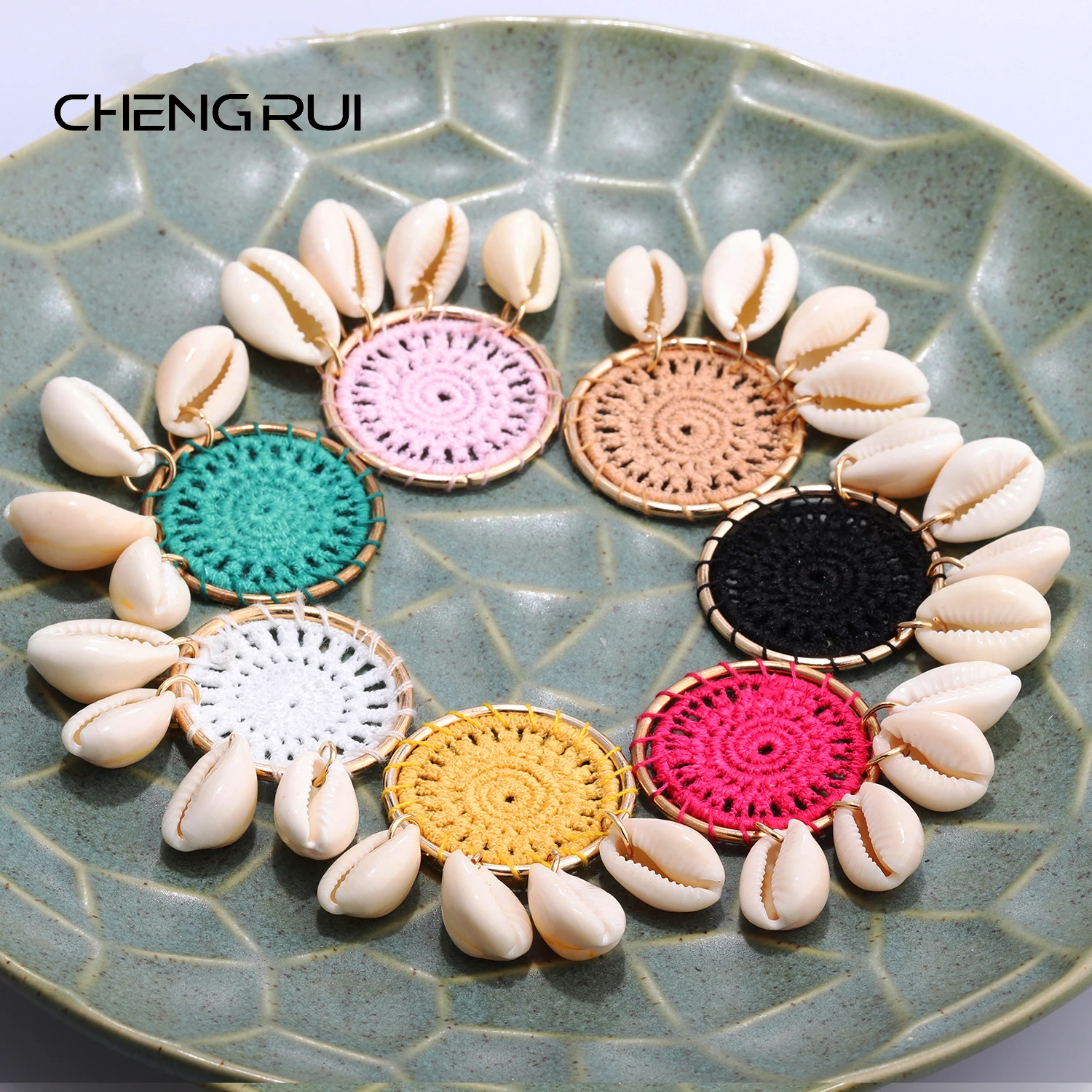 

CHENGRUI L193,jewelry findings,shell and silk tassels,hand made,jewelry accessories,diy earrings,jewelry making 4pcs/bag