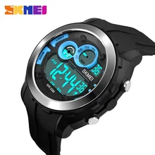 SKMEI Брендовые Часы мужские светодиодный цифровые мужские армейские часы мужские спортивные часы 5ATM плавание Альпинизм модные наружные мужские наручные часы