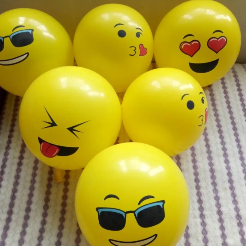 

Yellow latex balloons 50pcs/lot 12inch thick round expression ballons baby happy birthday party ballon babyshower kids baloon
