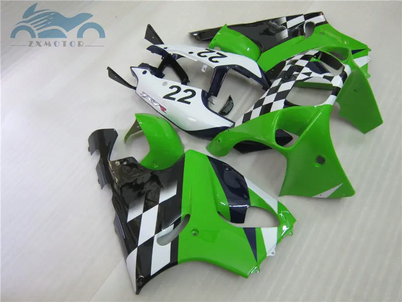 Заказывайте нужный комплект обтекателей для KAWASAKI Ninja ZX7R 1996 1998-2003 комплект спортивных обтекателей мотоциклов ZX 7R 96-03 Зеленый кузов