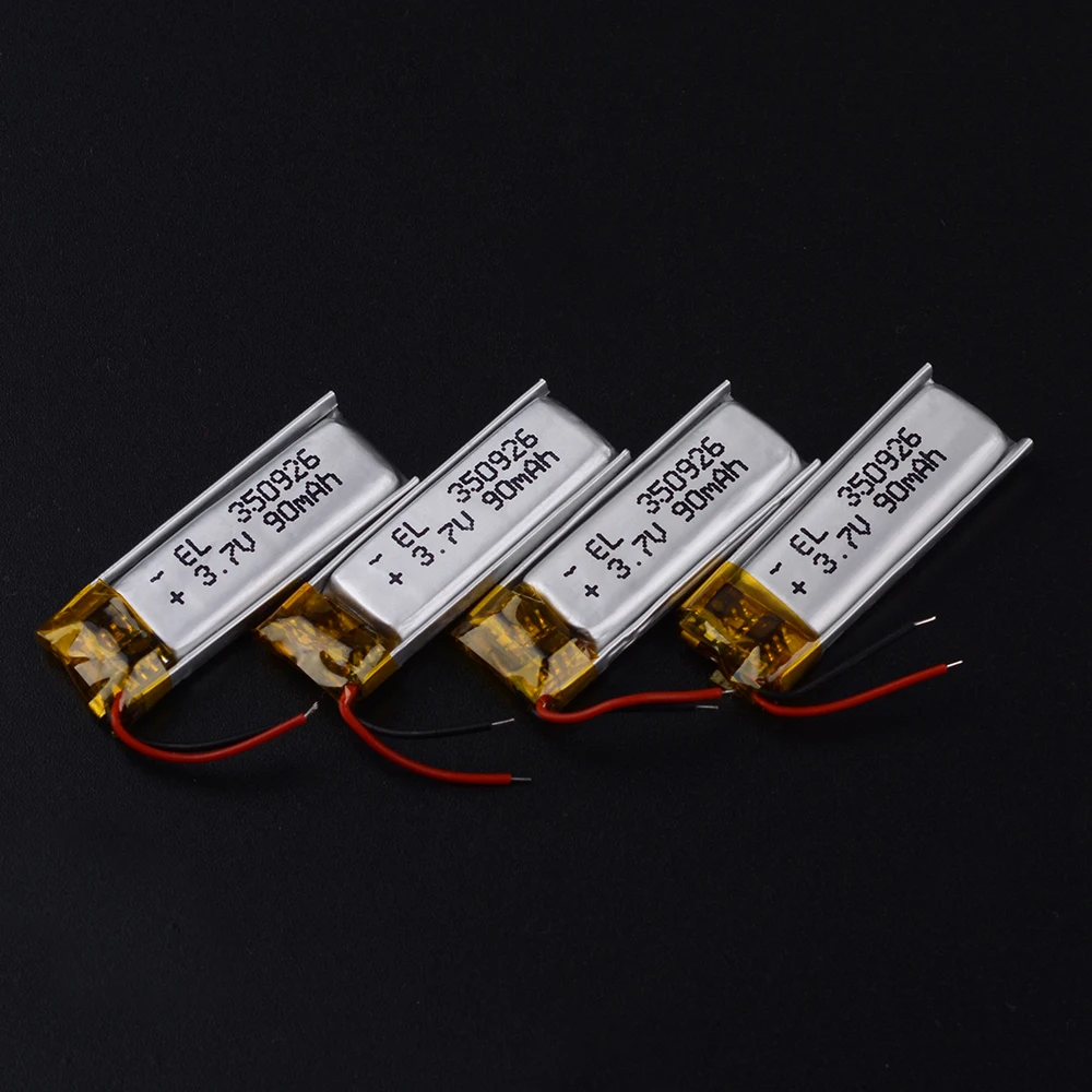 Перезаряжаемая литий ионная батарея 3 7 V 90MAH 350926 полимерные аккумуляторы для MP3 MP4