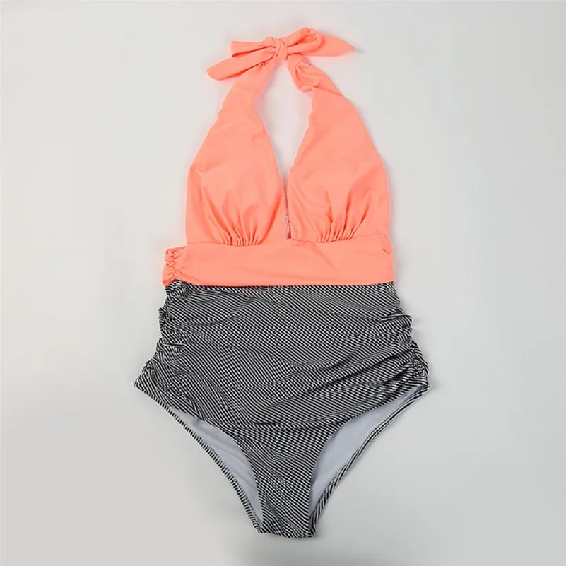 

Swimwear 2019 One Pieces Push Up Swimsuit One Piece Women Beach Sexy Backless Bather Swimsuit Bandage Swimwear 4sg
