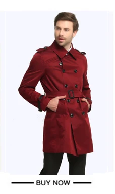 Holyrising, S-6XL, длинный Тренч, пальто для мужчин, gabardina hombre, Классическая британская ветровка, двубортный, однотонный, бежевый, ветровка, 18495-5