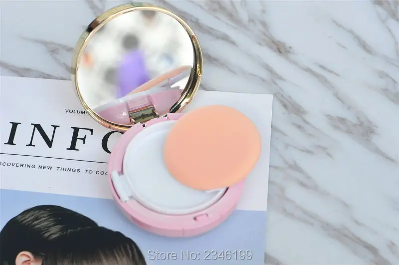 8 шт./лот розовый пустой Air Cushion Foundation, DIY Пластик лица макияж инструмент, пластик cc/bb крем контейнер, Для женщин Красота инструмент